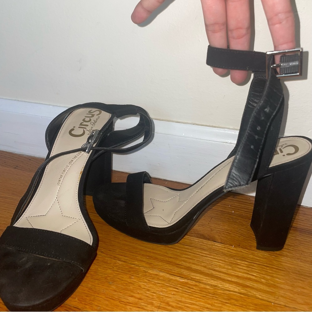 Circus by Sam Edelman Black Abigail Women's Heels